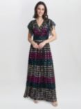 Gina Bacconi Tiffany Beaded Dress, Multi