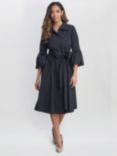 Gina Bacconi Melinda Taffeta Dress, Black