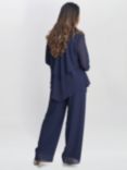 Gina Bacconi Demelza 3 Piece Trouser Suit, Navy