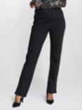 Gina Bacconi Stephanie Ankle Slit Trousers, Black