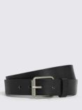 Moss Leather Belt, Black