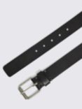 Moss Leather Belt, Black