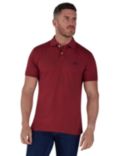 Raging Bull Classic Fit Organic Cotton Polo Shirt, Claret