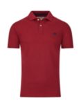 Raging Bull Classic Fit Organic Cotton Polo Shirt, Claret