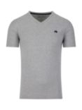 Raging Bull Classic V-Neck T-Shirt, Grey Marl