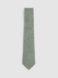 Reiss Albarese Silk Geometric Tie