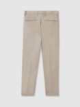 Reiss Kids' Eastbury Tailored Trousers, Stone