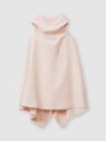 Reiss Kids' Shauna Draped Trapeze Dress, Pink