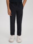 Reiss Kids' Brighton Tailored Trousers, Navy