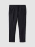 Reiss Kids' Brighton Tailored Trousers, Navy