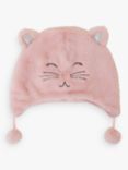 Angels by Accessorize Kids' Fluffy Cat Trapper Hat, Pink