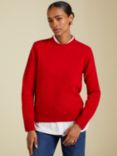 Baukjen Zucca Wool Blend Jumper, Crimson Red