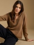 Baukjen Emmeline Wool Blend Jumper, Camel