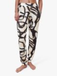 Femilet Yara Soft Feel Lounge Pyjama Bottoms, Black/Multi