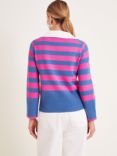 Monsoon Shay Stripe Collar Polo Jumper