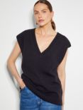 Monsoon Zuri Zip Detail Knit Top