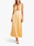 OMNES Fredricka Keyhole Dress, Lemon