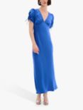 OMNES Jemima Open Back Dress, Cobalt