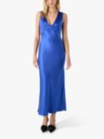 OMNES Nova Tie Back Dress, Cobalt