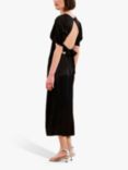 OMNES Odette Open Back Dress, Black