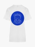 OMNES Shell Print T-Shirt, White