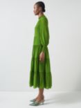 L.K.Bennett Flora Silk Blend Dress, Bright Green