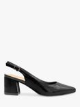 Paradox London Isabel Slingback Block Heeled Courts