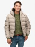 Superdry Puffer Jacket, Beige Marl, Beige Marl