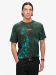 Superdry Utility Camo Graphic T-Shirt, Texture Print Black