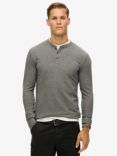 Superdry Merchant Store Grandad Top, Heritage Dark Grey