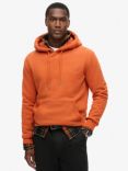 Superdry Essential Logo Hoodie, Autumn Glaze Brown