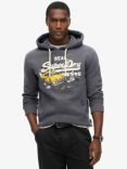 Superdry New York Vintage Logo Graphic Hoodie, Noho Navy