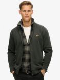 Superdry Contrast Stitch Track Top, Washed Black