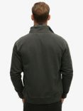 Superdry Contrast Stitch Track Top, Washed Black