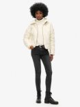 Superdry Hooded Quilted Liner Jacket, Star White