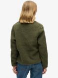 Superdry Outdoor Half Zip Fleece, Dusty Olive Green