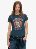 Superdry Tattoo Rhinestone T-Shirt, Ink