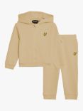 Lyle & Scott Baby Zipped Hoodie and Joggers Set, Sand Storm