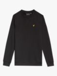 Lyle & Scott Kids' Crew Sweatshirt, Jet Black