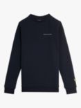 Lyle & Scott Kids' Crew Sweatshirt, Dark Navy