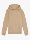 Lyle & Scott Kids' Embroidered Hoodie, Sand Storm