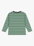 Petit Bateau Kids' Fine Cotton Jersey Striped Top, Palmeraie/Paul