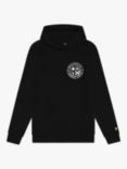 Lyle & Scott Kids' Football Logo Hoodie, Jet Black