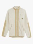 Lyle & Scott Kids' Woven Trim Sherpa Fleece, Cove