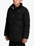 Lyle & Scott Kids' Quilted Puffer Jacket, Jet Black