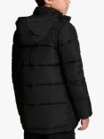 Lyle & Scott Kids' Quilted Puffer Jacket, Jet Black