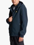 Lyle & Scott Kids' Soft Shell Hooded Jacket, Dark Navy