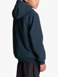 Lyle & Scott Kids' Soft Shell Hooded Jacket, Dark Navy