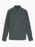 Lyle & Scott Kids' Cord Shirt, Argyle Teal