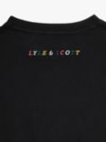 Lyle & Scott Kids' Embroidered T-Shirt, Jet Black